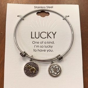 Lucky to have you bracelet